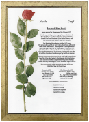 Wedding Anniversary News Gift - Red Rose