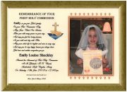 First Holy Communion  Gift - Photomount