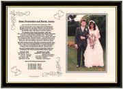 Wedding Anniversary News Gift - Photomount